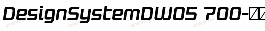 DesignSystemDW05 700字体转换